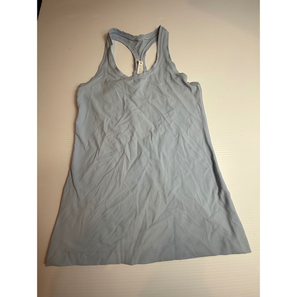 Lululemon Cool Racerback Tank Top Light Blue Athletic Workout Yoga Racerback - Picture 1 of 5